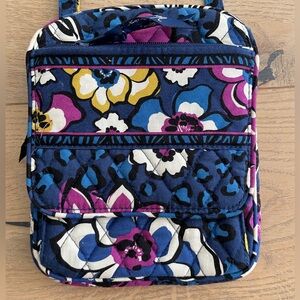 Vera Bradley | Floral Leopard Print Quilted Mini Hipster African Violet Bag